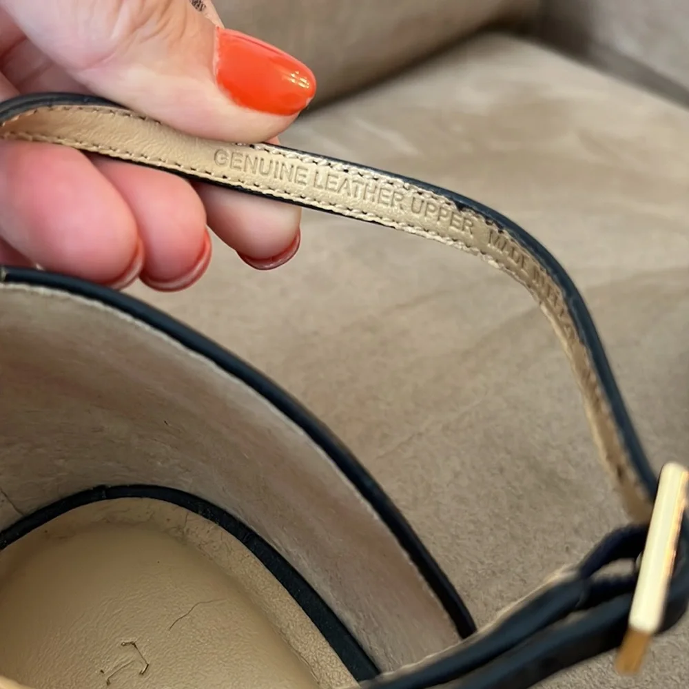 Talbots Black Woven Flats - Picture 4 of 8